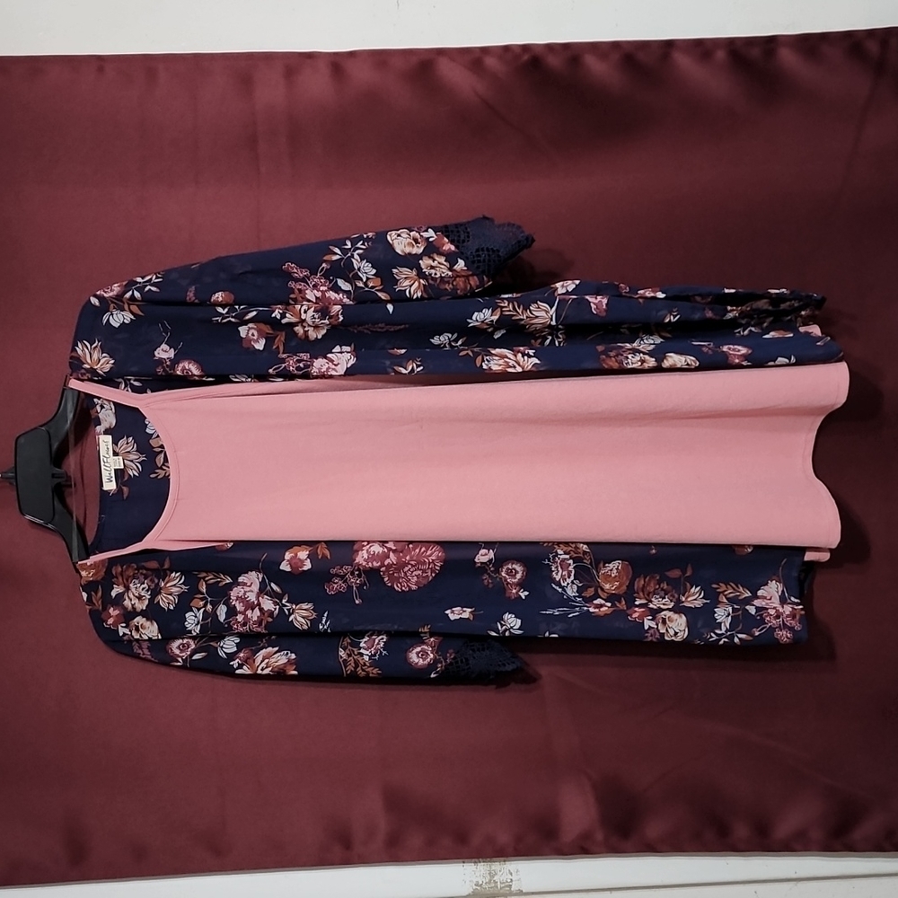 Wallflower Kimono and Swing Dress Set, Medium